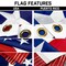 G128 Combo Pack: 25 Ft Telescoping Aluminum Flagpole (Silver) & American and Puerto Rico Flags 3x5 Ft, Both ToughWeave Series Embroidered Polyester | Pole with Flags Included
